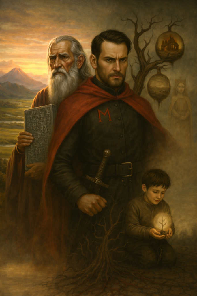 Collage of Messo and Mushkinek from the historical accounts.