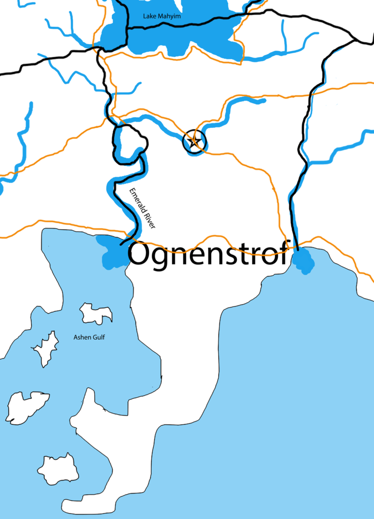 Archive Exhibit: Map of Ognenstrof